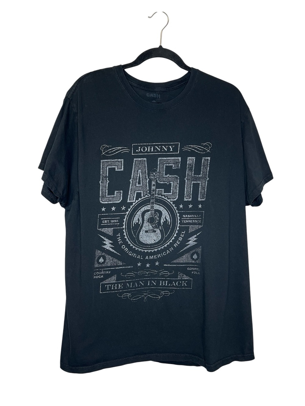 JOHNNY CASH The Man in Black 100% Cotton Tee size XL